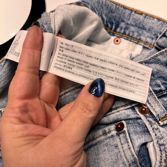 Abercrombie & Fitch Curve Love Ultra High Rise Ankle Straight Jean Size 27 - Picture 5 of 8